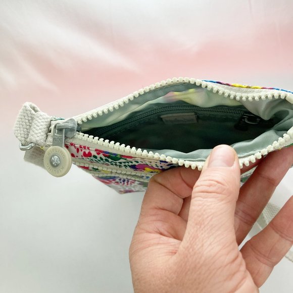 Kipling 3-Zip Floral Animal Print Crossbody Bag - Picture 6 of 10